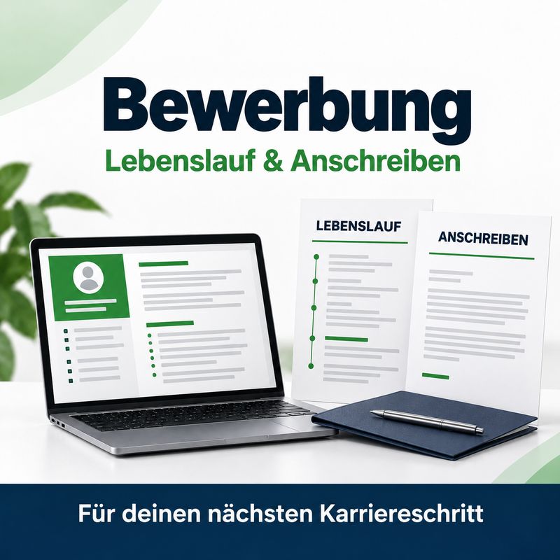 Bewerbung – Lebenslauf & Anschreiben – Für deinen nächsten Karriereschritt